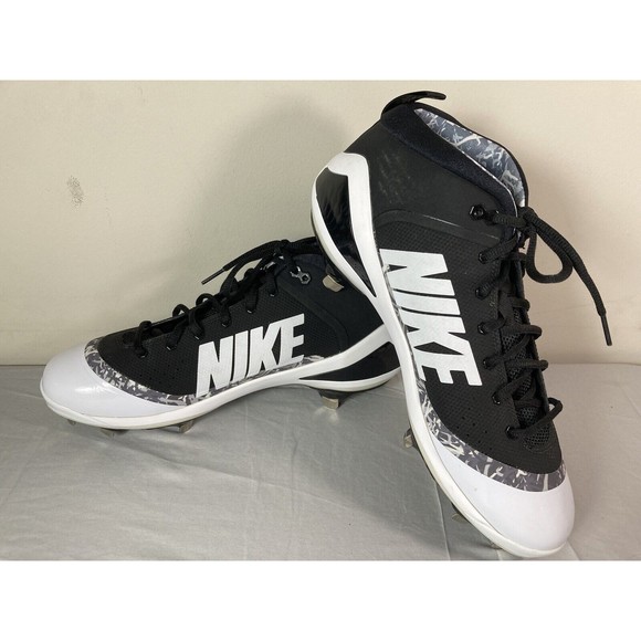 Nike Zoom Mike Trout 4 Metal Baseball Cleats Black and White Men\'s Size 11.5 NEW main image 5